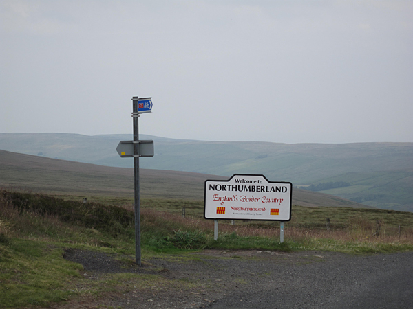Entering Northumberland on the C2C