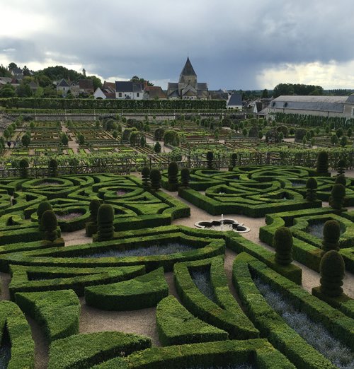 Villandry Gardens from Belvedere