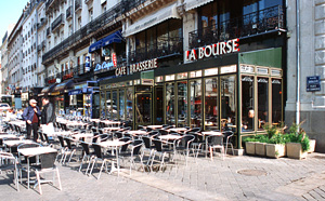 A cafe in Nantes, France